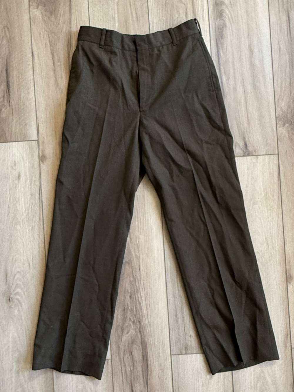 DSCP by Tennessee Apparel Corp Straight-leg men's chinos in dark olive
